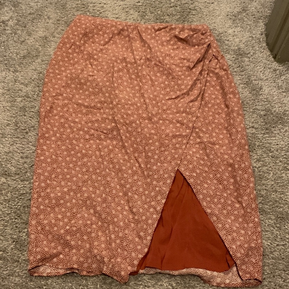 Abercrombie rust colored skirt.